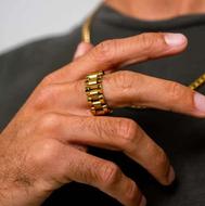 انگشتر مردانه طلایی پرداخت درب منزل ضد رنگ