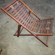 صندلی چوبی تاشو وجمع شو متغییر ویلایی وکنار اسنخرو..