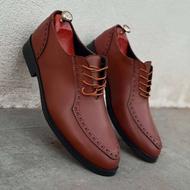 کفش رسمی عسلی مردانه سایز 40 شیک و برند تخفیفی