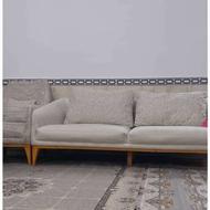 مبل8نفره مناسب جهیزیه کرم رنگ شیک و زیبا