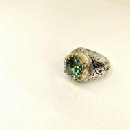 انگشتر نگین موزنایت اصلی کار دست