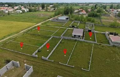 زمین محصور شده اماده ساخت با مجوز