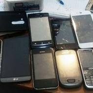 18عدد گوشی موبایل سالم وخراب