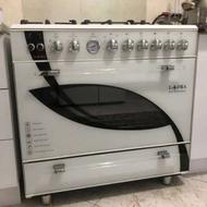 اجاق گاز فردار پنج شعله لوفرا ایتالیایی در حد نو