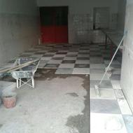 اجرای سنگ کاری کف سالونهای صنعتی سالن ورزشی جدول کاری محوطه