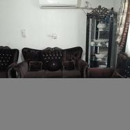 مبل سالم 7نفره رنگ قهوه ای