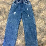 شلوار لی و دامن پیش بندی