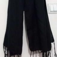 شال مشکی نخی