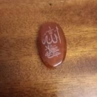 سنگ عقیق (2×3) سانت بانوشته خطاطی