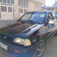 پراید 83 عتیقه بدون رنگ و شاسی سالم