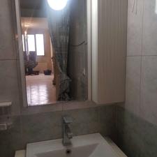 کابین روشویی با آینه و باکس و شیرقهرمان