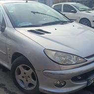 پژو 206 sd v19 1386 نقره‌ای