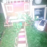 2متر باغ ویلا با ماشین سونتا یک ملیون فقط ماکت