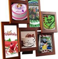 کیک تولد روز زن وشب یلدا کیک خامه ای رولت