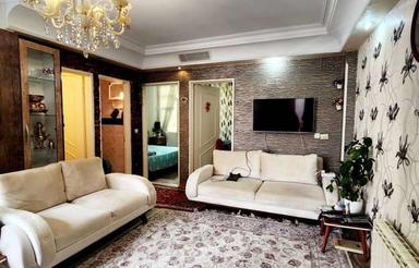 فردوس غرب/ورزی/62متر فول/تراس دار/سالن پرده خور