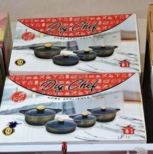 سرویس قابلمه 8پارچه چدن گرانیت(عالی)