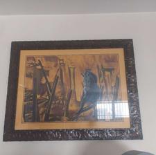 تابلو نقاشی شده طرح زیبا و شکیل