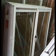 پنجره آلومینیوم رنگ سفید
