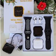 ساعت هوشمند و هندزفری بلوتوث W26 Pro Max