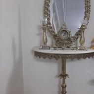 اینه شمعدان برنز