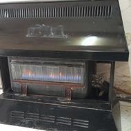 بخاری گازی طرح شومینه