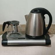 کتری برقی با زیره و قوری سالم چای ساز