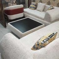 مبل ال لاکچری پارچه تدی دو دست موجود