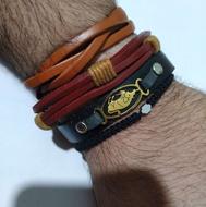 دستبند های بافت و چرم