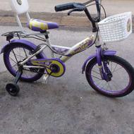 دوچرخه سایز 16 مدل دخترونه در حد نو