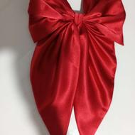 گل سر پاپیونی ، با گیره فرانسوی و کشی