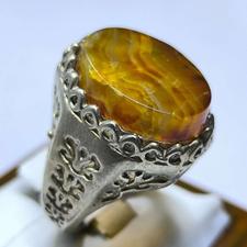 انگشتر عقیق سرخ یمنی حاله دار حجازی