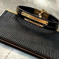 دستبند چرم طلا - بسیار تمیز و خاص