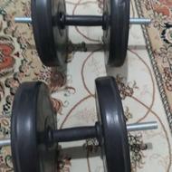 دنبل ورزشی یک جفت دوتایی پنج کیلویی