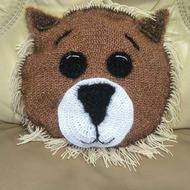 کوسن های کاموایی طرح دار