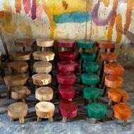 سه پایه و نیمکت چهار پایه زیر گلدانی