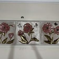 فروش فورری تابلو گل برجسته