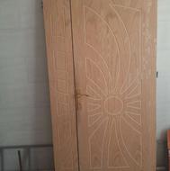 درب چوبی دولنگه