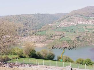 زمینی مشرف به سد گلورد نکا مازندران
