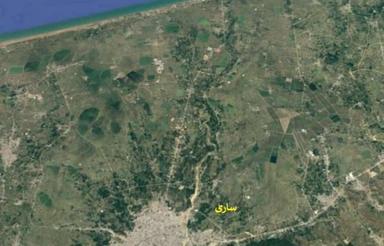 زمین آماد ساخت در پلاژ لب ساحل گهرباران با کلیه مجوزات و سند