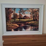 تابلوی فرش طرح منظره