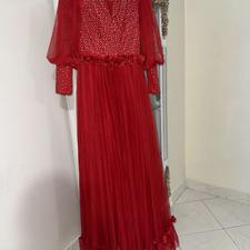 فروش فوری لباس مجلسی قرمز سایز38-40