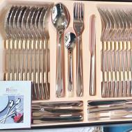 قاشق چنگال رولنزو 18 نفره با 20 سال ضمانت