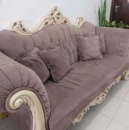 مبل کلاسیک 7نفره همراه نهارخوری 8نفره