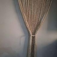 پرده مکرومه دونه برفی