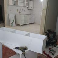 تعمیر کار کابینت ام دی اف کار تعمیرات داور و تخت خواب