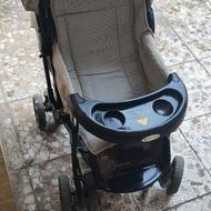 کالسکه کودک در حد نو