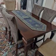 میز غذاخوری شیش نفره