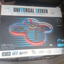 کواد کوپتر بزرگ LED دار با جای دوربین