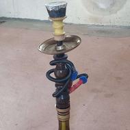 قلیان چوب گردو با تعم جفت سیب