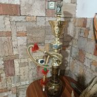 قلیون تمیز سالم بدون شکستگی و رنگ پریدگی